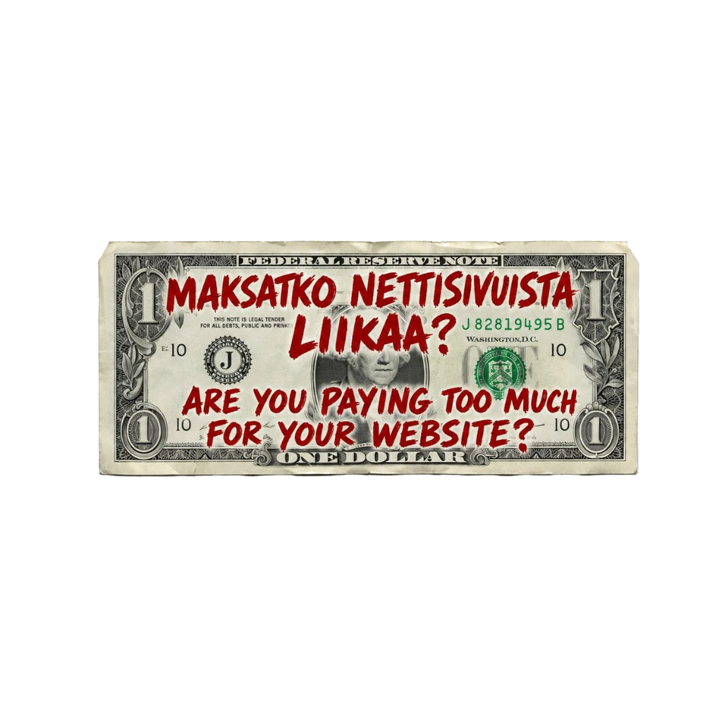Nettisivujen hinta karkaa käsistä